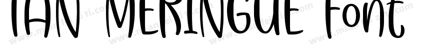 TAN MERINGUE Font字体转换